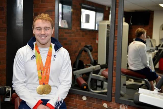 Ashfield District Council annouce plans for new leisure provision for Kirkby-In-Ashfield, pictured is Paralympic swimming gold medalist, Ollie Hynd
