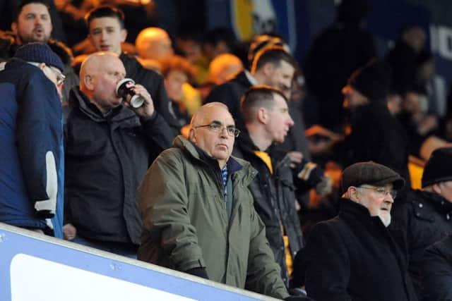 Mansfield Town fans during the 1-0 defeat to Yeovil. Can you spot a familiar face in the crowd? Pics by Anne Shelley.