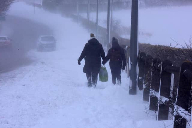 Snow is expected for a week.