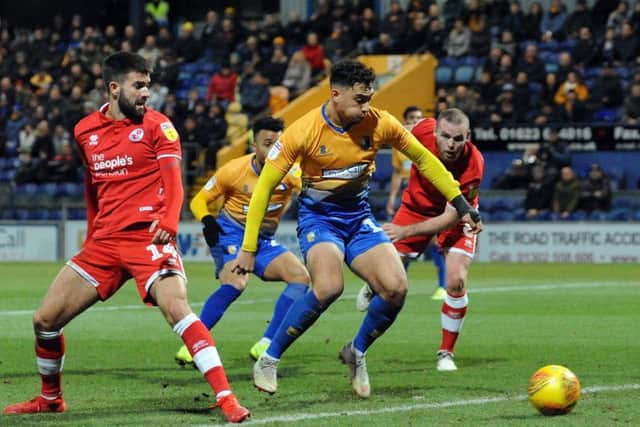 Tyler Walker fails to connect with a incoming ball from CJ Hamilton.