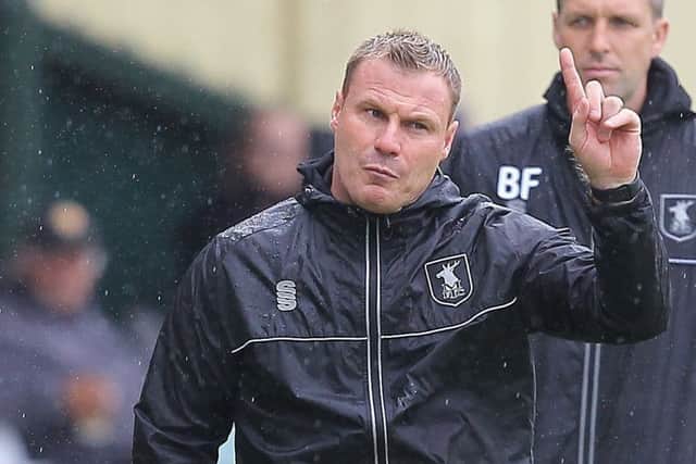 Stags boss David Flitcroft - one more signing?