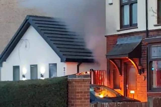 "There were no casualties,firefighters and police responded."
