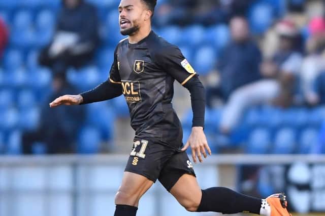 Nicky Ajose was on the scoresheet for the Stags