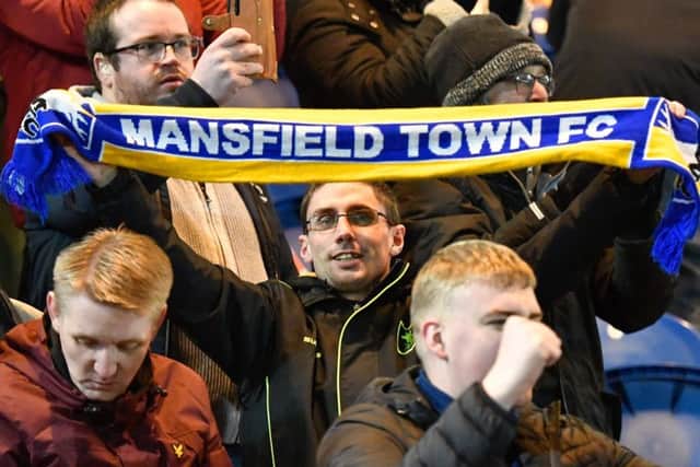 Stags fans enjoy the elation of a vital away win and the dramatic comeback at promotion rivals Colchester.