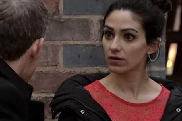 Cassie Bradley in her role as 'Natalie' in Coronation Street, (Image ITV)