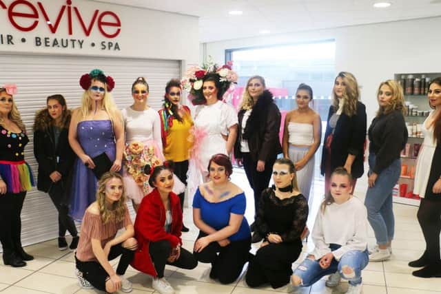 Some of the students who took part in the industry week at West Nottinghamshire College