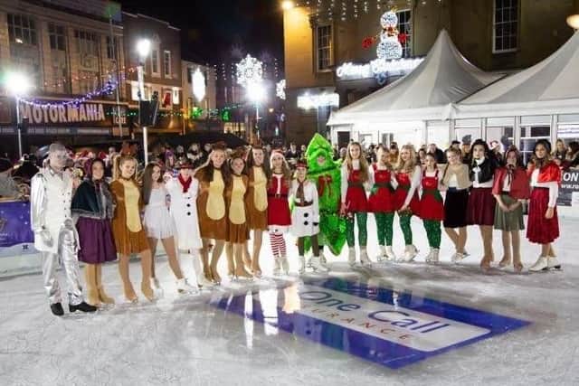 Mansfield Ice Rink opening ceremony.