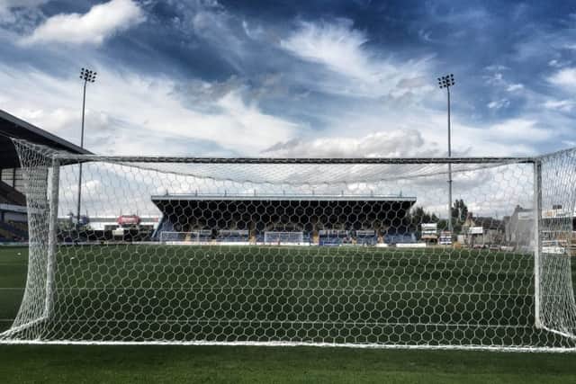 Mansfield Town One Call Stadium from behind goal