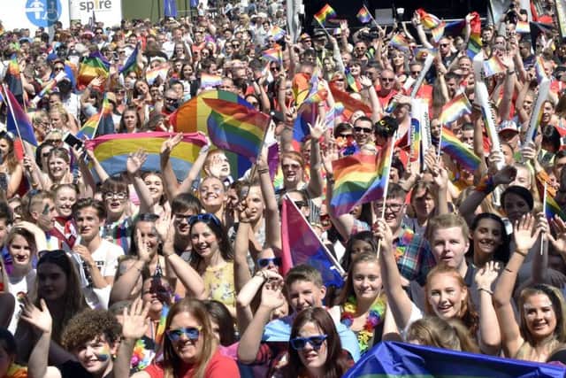 A Pride event