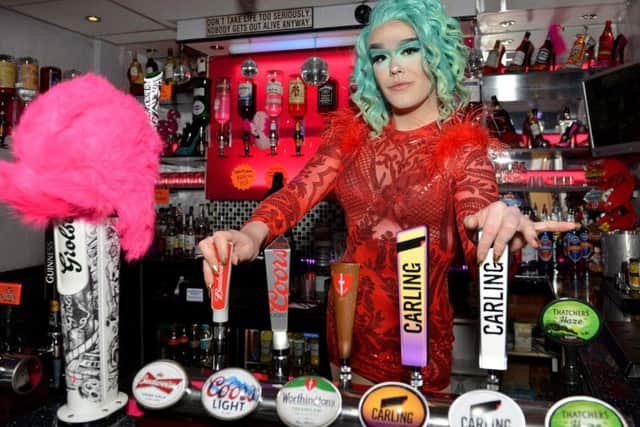 Drag Queen events at The Market Inn, Huthwaite,  pictured is The Myst