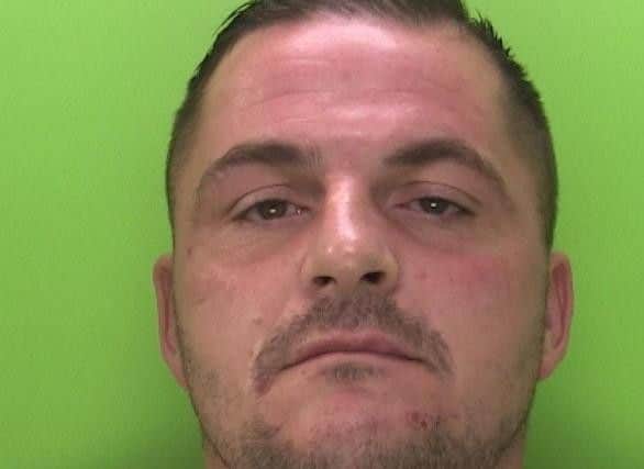 Coyle, of Rosemary Street, Mansfield was jailed for 14 days after pleading guilty to threatening behavior, assault on an emergency worker and violent behavior in a police station.