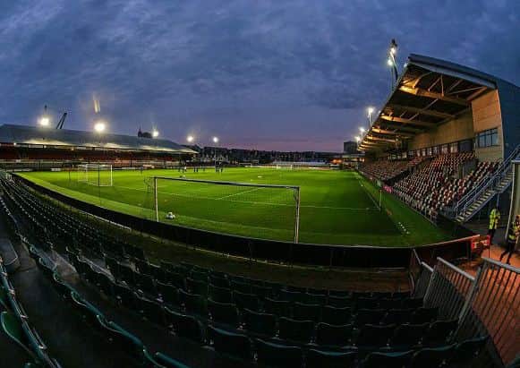 Rodney Parade, home of Newport County FC.