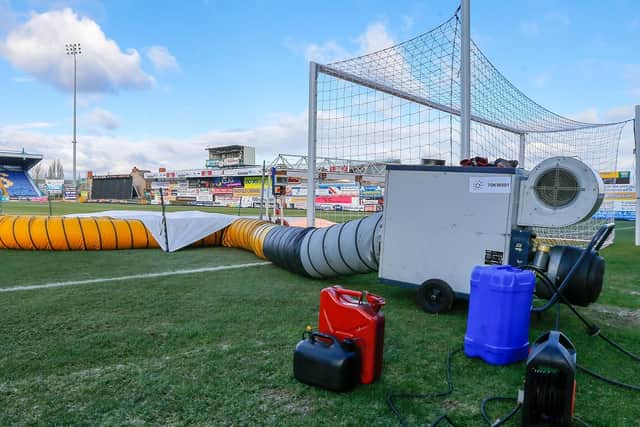 The Ryan specialist heat treatment kits that defrosted the pitch