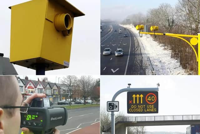 Different types of speed camera