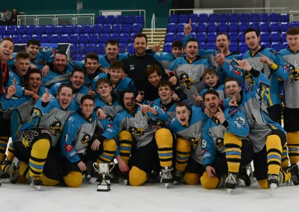 Sutton Sting's 2018 NIHL Division One championship winning team. Pic credit: Christopher Rastall Photography.
