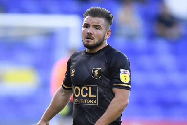 Mansfield Town's Alex MacDonald : Picture by Steve Flynn/AHPIX.com, Football: Sky Bet League Two match Tranmere Rovers -V- Mansfield Town at Prenton Park, Birkenhead, Merseyside, England copyright picture Howard Roe 07973 739229