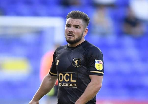 Mansfield Town's Alex MacDonald : Picture by Steve Flynn/AHPIX.com, Football: Sky Bet League Two match Tranmere Rovers -V- Mansfield Town at Prenton Park, Birkenhead, Merseyside, England copyright picture Howard Roe 07973 739229