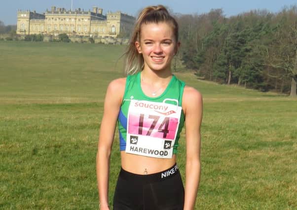 Lauren McNeil, of Mansfield Harriers, who put in a stunning run at the National Cross-Country Championships.