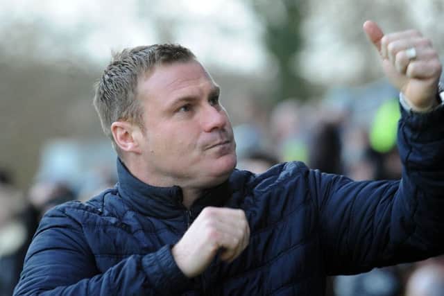 Stags' manager, David Flitcroft.
