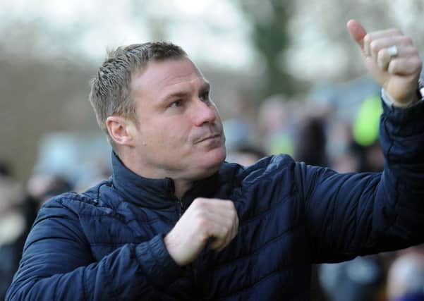 Stags' manager, David Flitcroft.