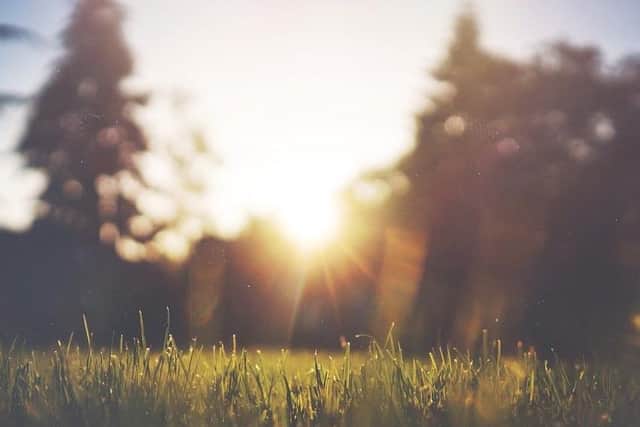It will be sunny and bright this morning.