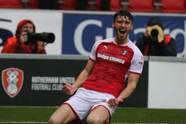 Kieffer Moore suffered a bad injury in the game against Gillingham. (Photo by Pete Norton/Getty Images)