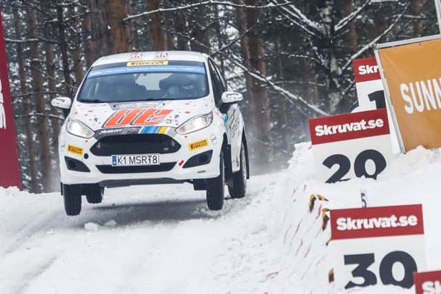 Snowy Sweden is what awaits Mansfield co-driver Phil Hall tomorrow. (PHOTO BY: M-Sport/JWRC)