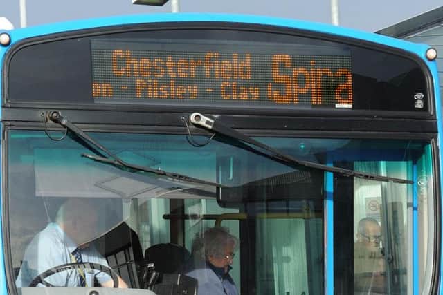 The Spira Service, operated by TM Travel runs from Sutton to Chesterfield via Stanton Hill, Teversal, Fackley and Tibshelf .