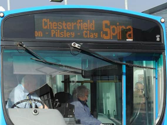 The Spira Service, operated by TM Travel runs from Sutton to Chesterfield via Stanton Hill, Teversal, Fackley and Tibshelf .