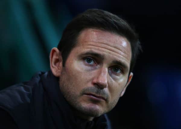 Frank Lampard knows Derby County chucked away two valuable points. (Photo by Alex Livesey/Getty Images)