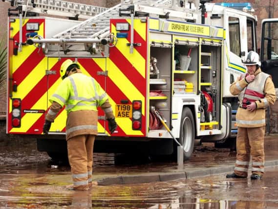 Firefighters play a vital role in rescuing people from floods