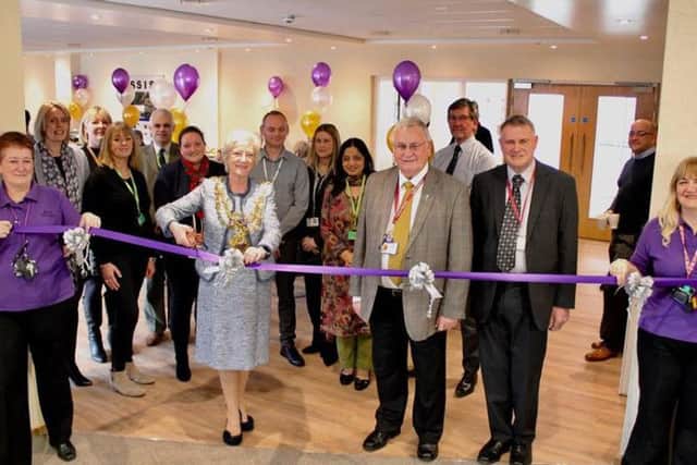 Town View, on the site of the former General Hospital on West Hill Drive, was officially opened this week.
