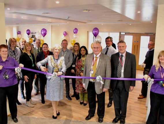 Town View, on the site of the former General Hospital on West Hill Drive, was officially opened this week.
