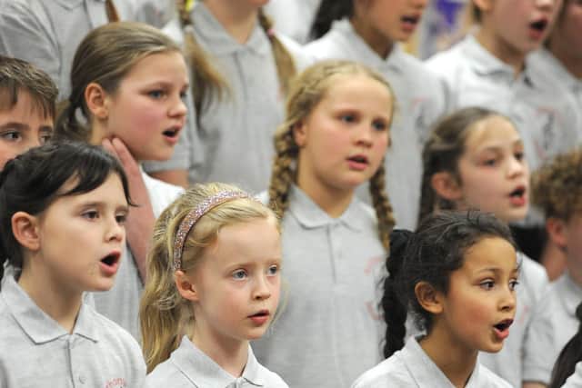 Children in the choir