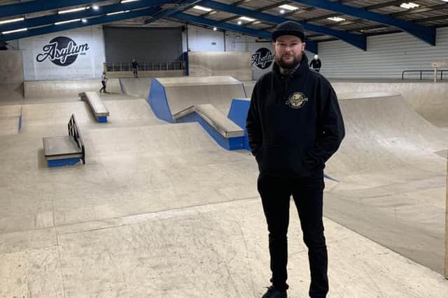 Jack Plowman managing director of sylum Academy for Extreme Sports in Huthwaite.