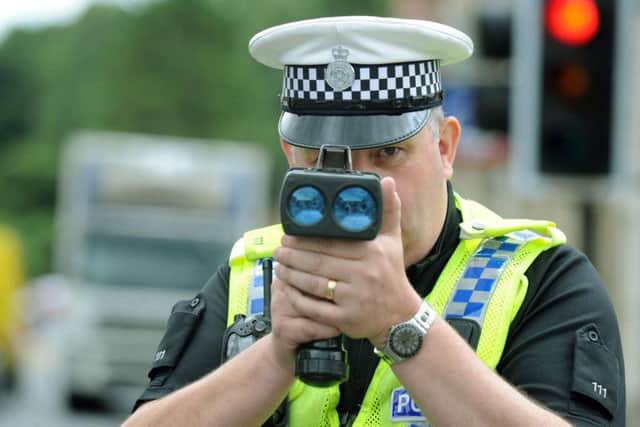 These are used by police or volunteers at the side of the residential roads and captures the speed of any passing car.