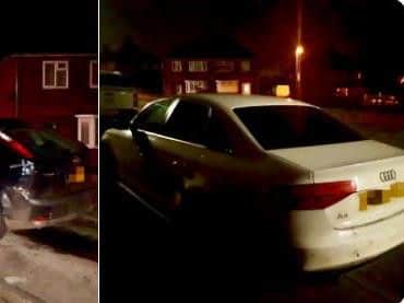 Police sniffed out stolen cars