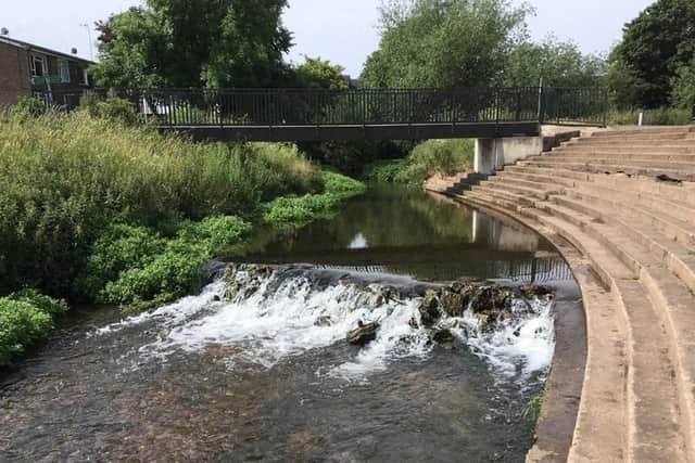 The weir.