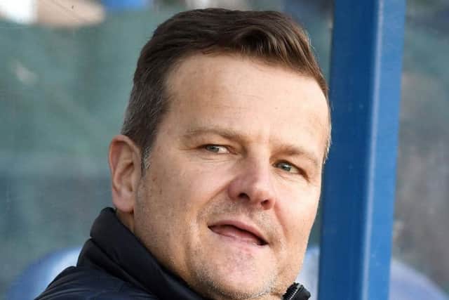 Mark Cooper at Mansfield on Saturday.