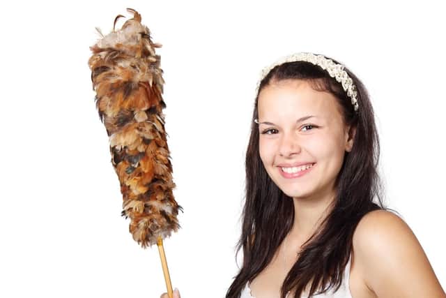 Something as easy as doing the dusting can burn 25 calories in 15 minutes, the same as two minutes of planking.