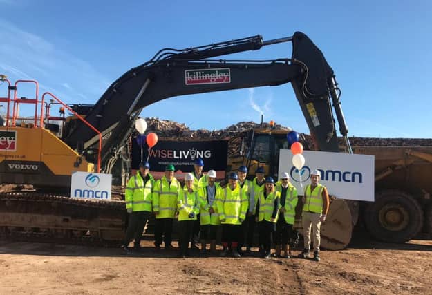 Celebrations as work starts on the old Mansfield Brewery site.