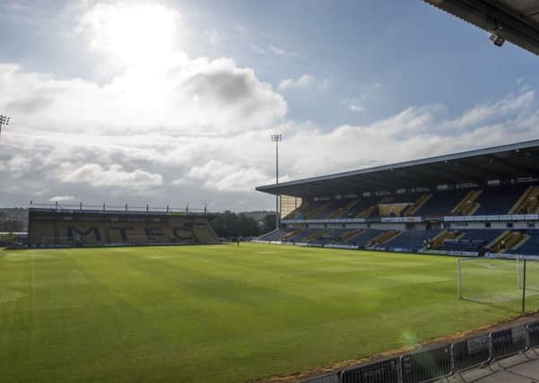 MANSFIELD, ENGLAND - OCTOBER 08: General view of the One Call Stadium before the Sky Bet League Two match between Mansfield Town and Notts County at One Call Stadium on October 8, 2016 in Mansfield, England. (Photo by Nathan Stirk/Getty Images)