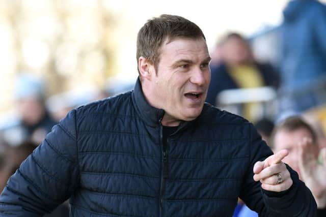 Mansfield's manager David Flitcroft
