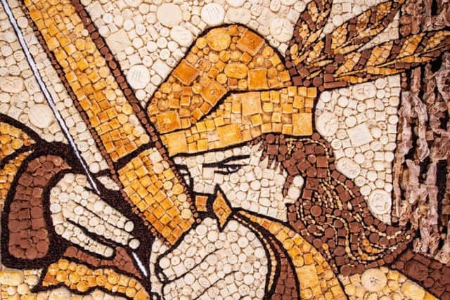Robin Hood made from pies.
