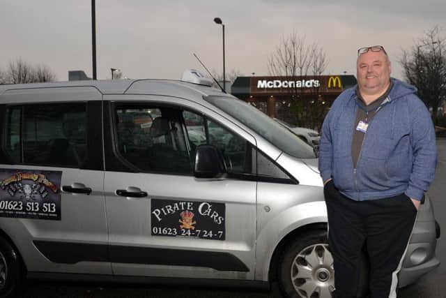 Taxi driver Mark Holmshaw is contesting a parking fine.