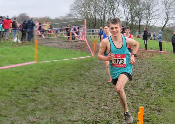 Jenson Connell, who was Mansfield Harriers highest-placed finisher at the English Schools Cross-Country Championships.