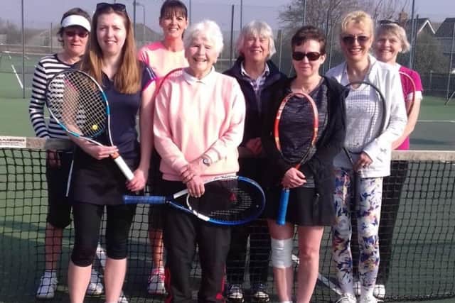 The unbeaten champions of Mansfield Ladies 2nd.