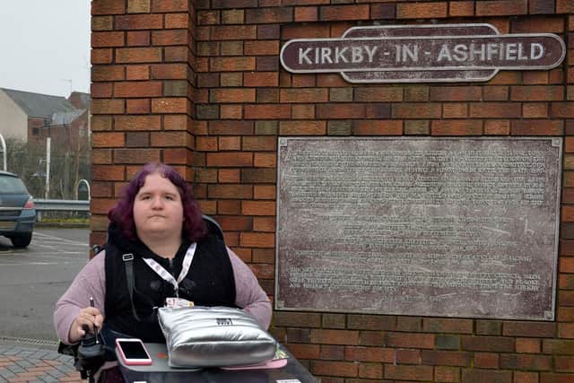Emma Donaldson is campaigning to get Kirkby station accessible