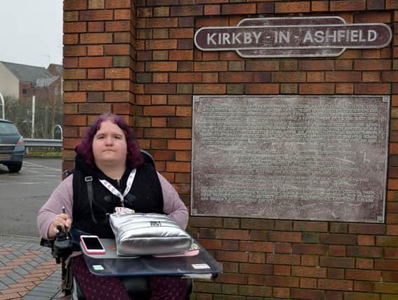 Emma Donaldson is campaigning to get Kirkby station accessible