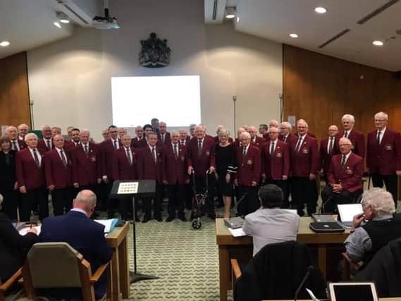 The popular choir has been awarded the highest honour the council can bestow.
